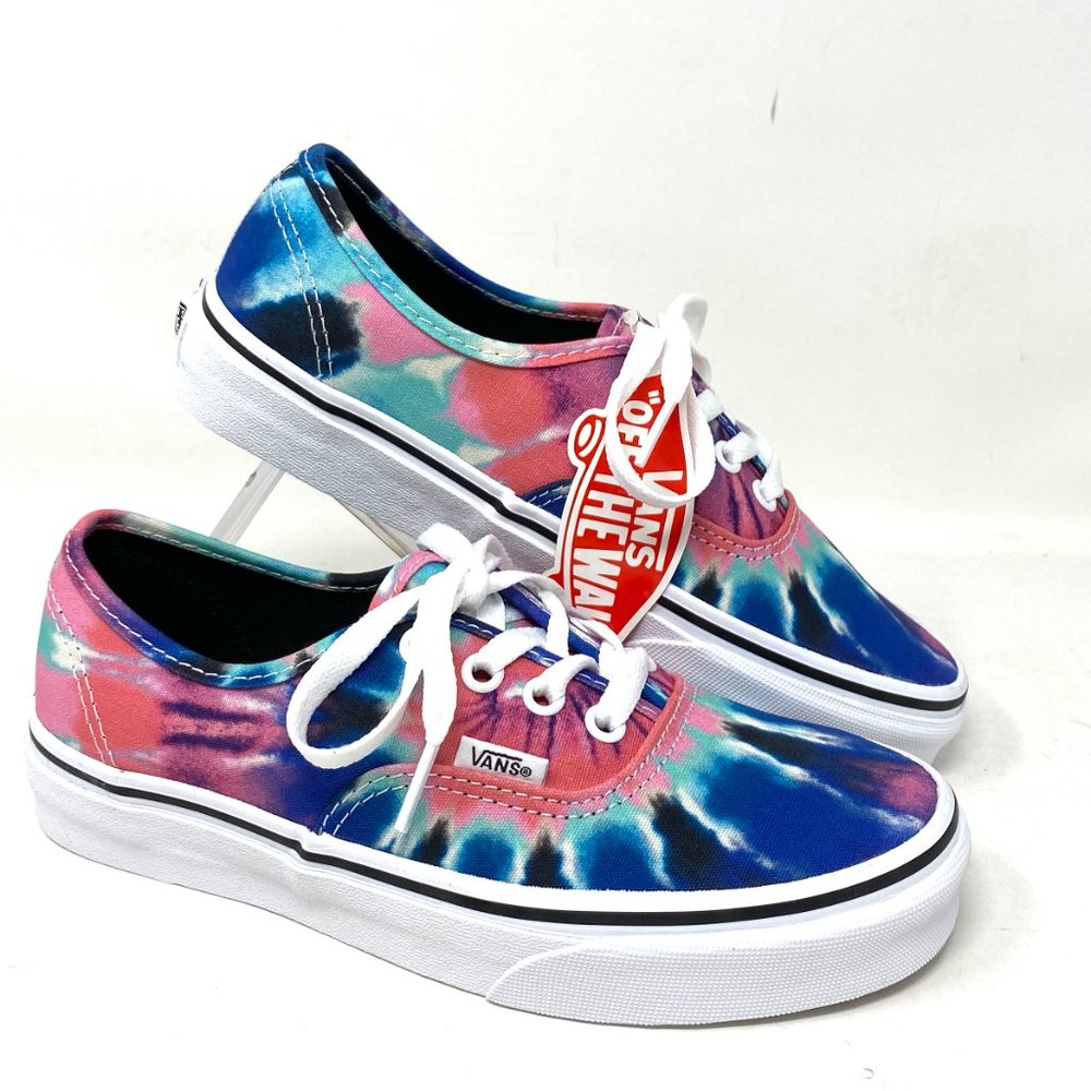 💖MEGA SALE💖 VANS Authentic Tie Dye Multi Canvas  Women's  VN0A38EMVK shoes - Picture 10 of 13